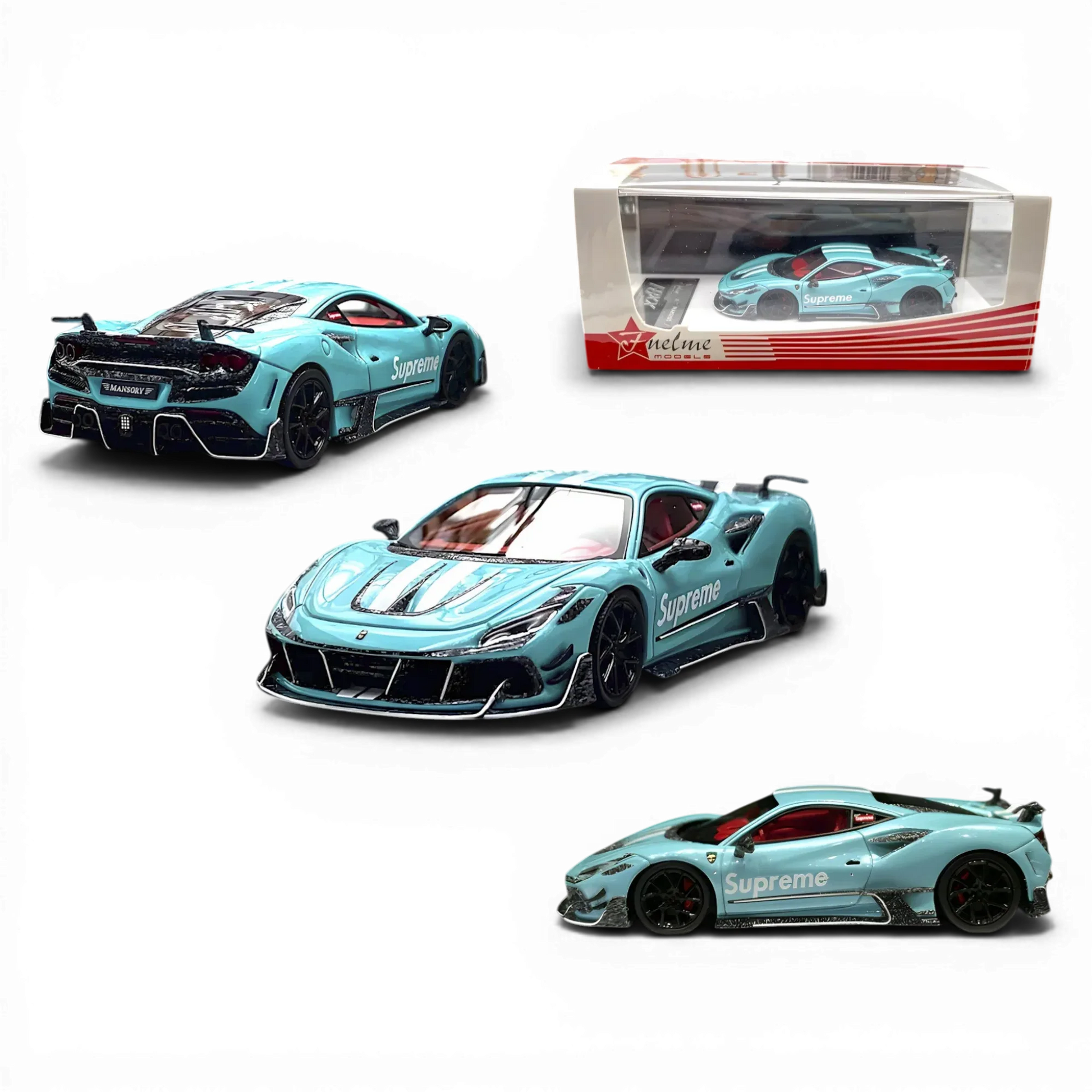 FuelMe Ferrari Mansory F8XX Blue SUPRME 1:64 - ToylandEU