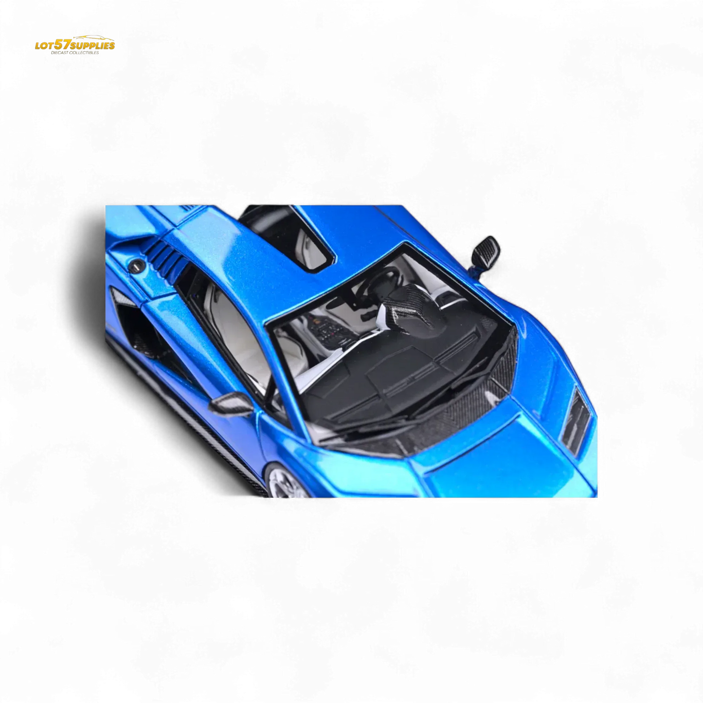 Fuelme Model NEO COUNTACH LPI 800-4 BLU TAHITI DARK BLUE 1:64 Resin - ToylandEU