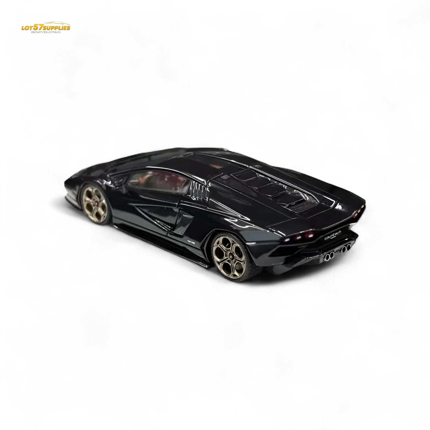 Fuelme Model NEO COUNTACH LPI 800-4 NERO MAIA BLACK 1:64 Resin - ToylandEU