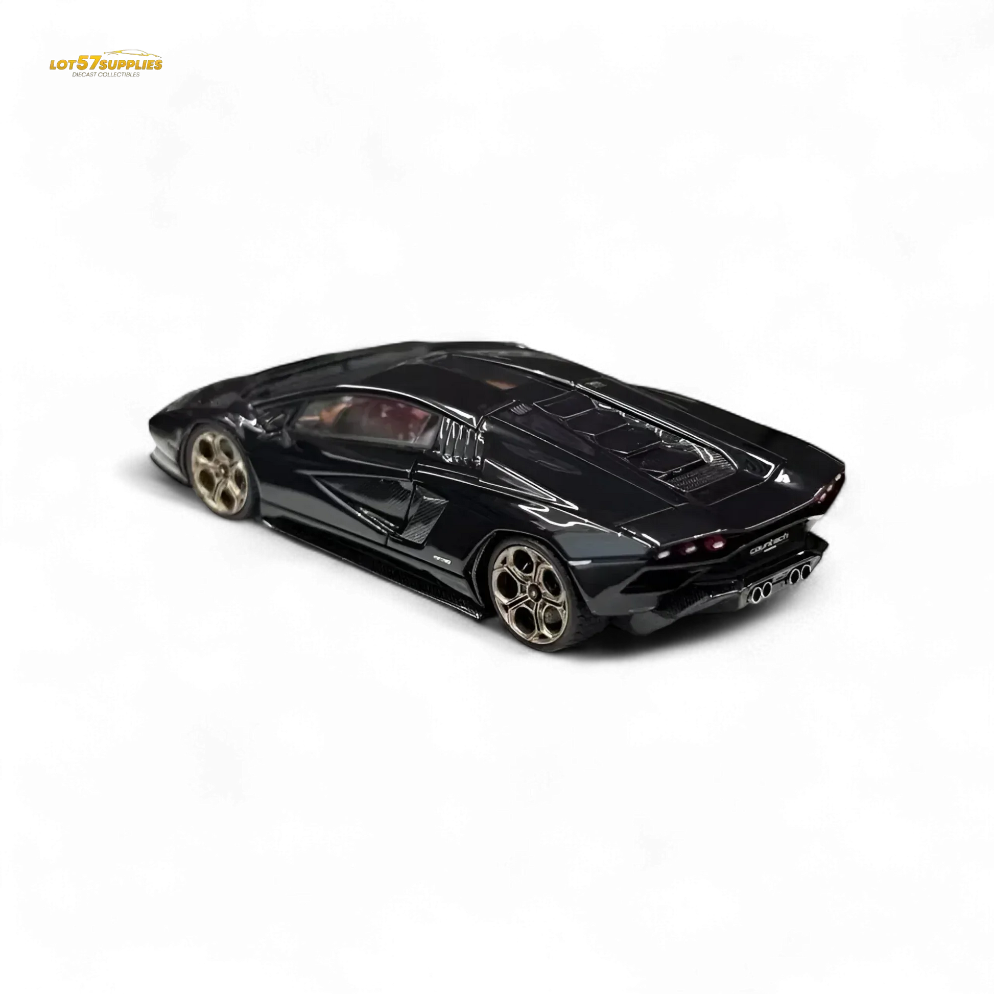 Fuelme Model NEO COUNTACH LPI 800-4 NERO MAIA BLACK 1:64 Resin - ToylandEU