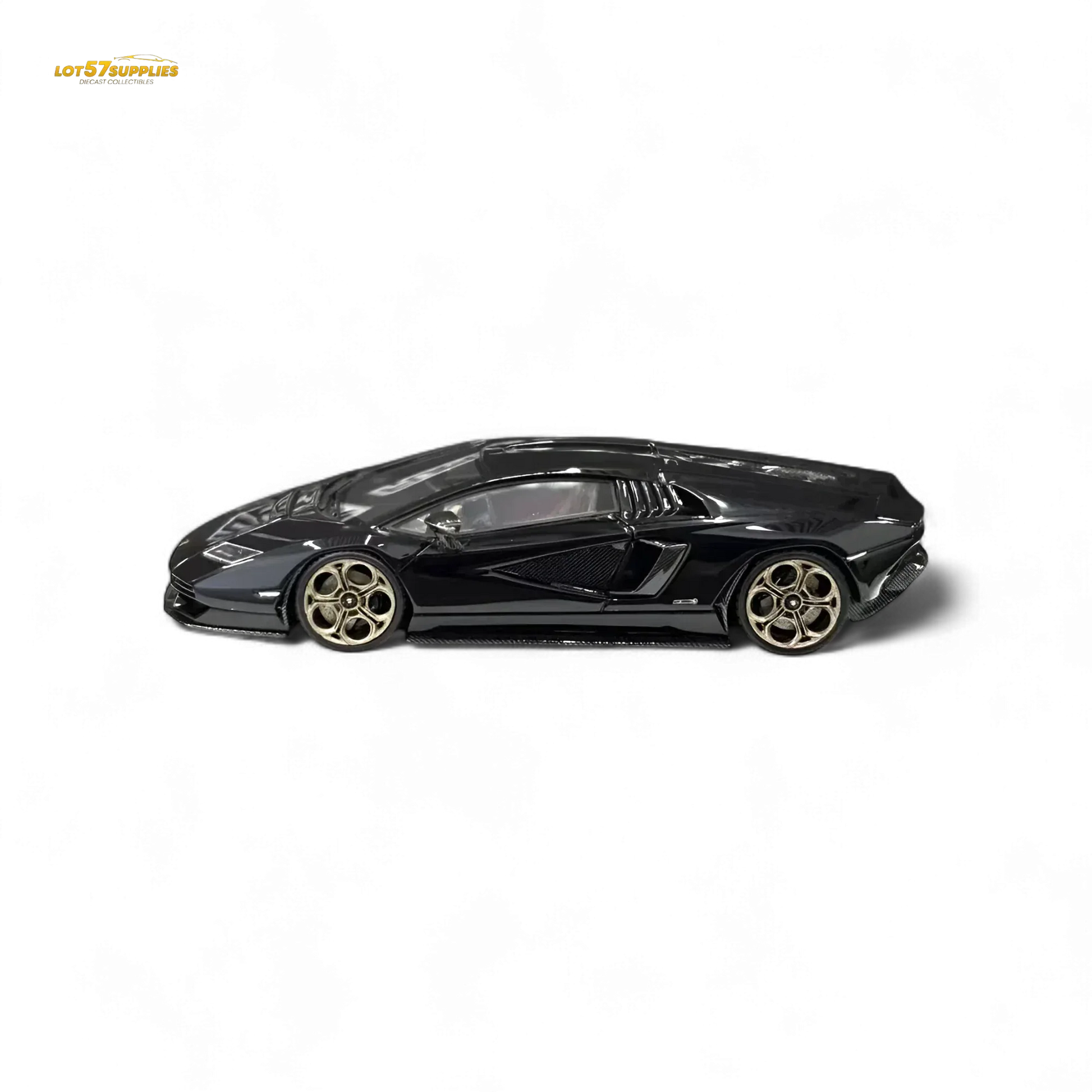 Fuelme Model NEO COUNTACH LPI 800-4 NERO MAIA BLACK 1:64 Resin - ToylandEU