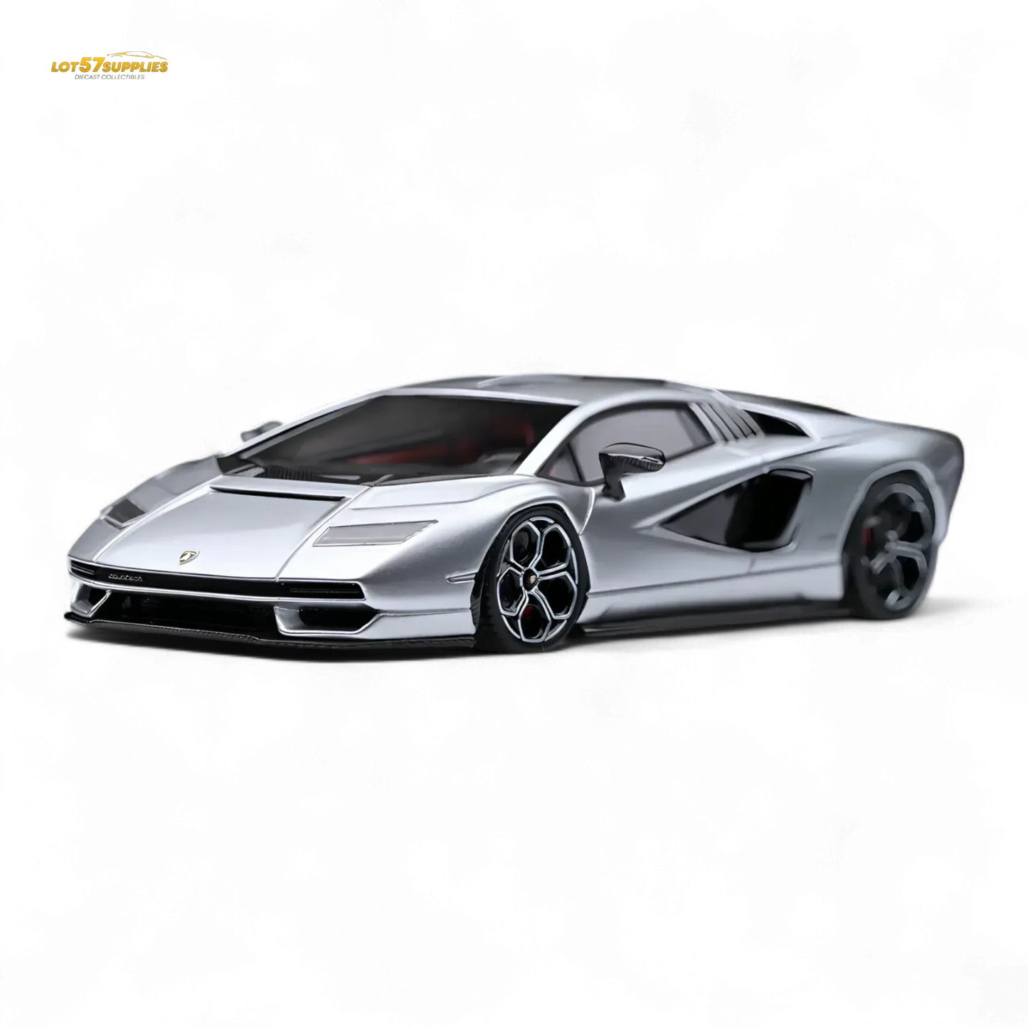 Fuelme Model NEO COUNTACH LPI 800-4 ARGENTO LUNA 1:64 Resin - ToylandEU