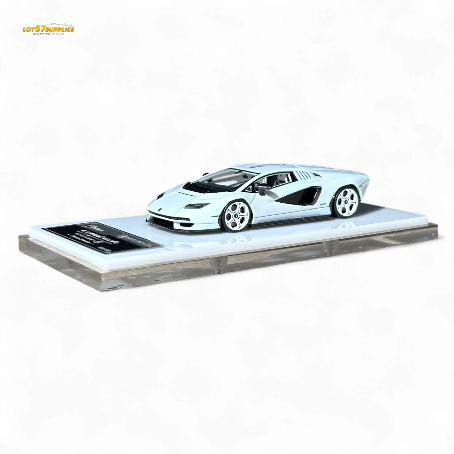 Fuelme Model NEO COUNTACH LPI 800-4 BIANCO SIDERALE 1:64 Resin - ToylandEU