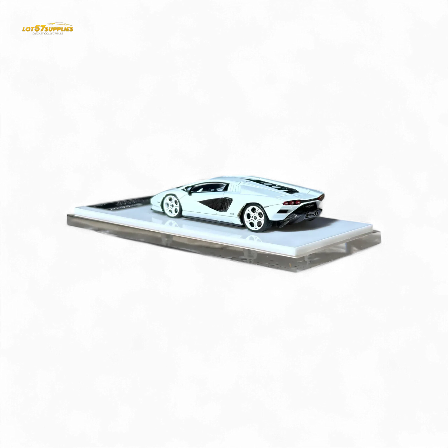 Fuelme Model NEO COUNTACH LPI 800-4 BIANCO SIDERALE 1:64 Resin - ToylandEU