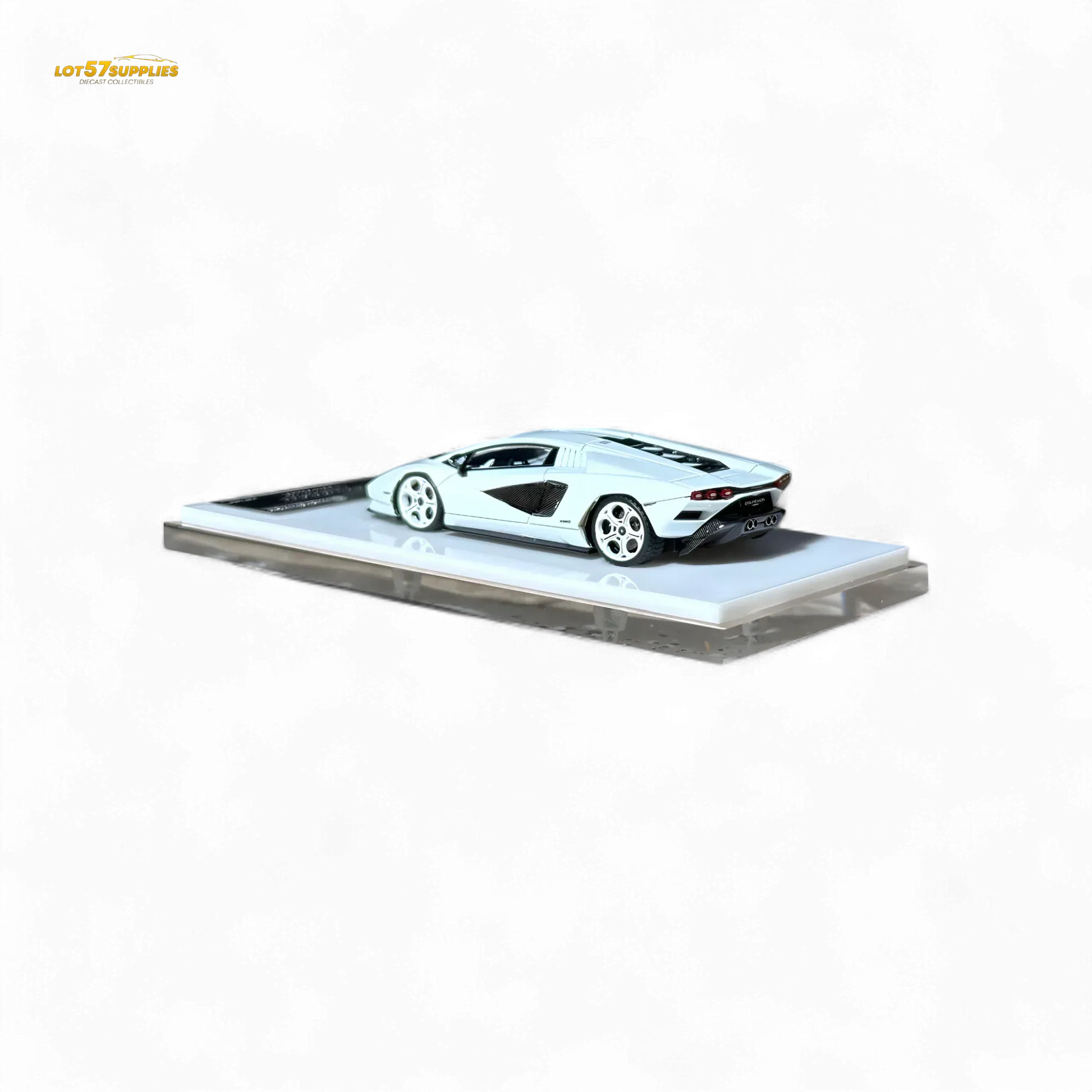 Fuelme Model NEO COUNTACH LPI 800-4 BIANCO SIDERALE 1:64 Resin - ToylandEU