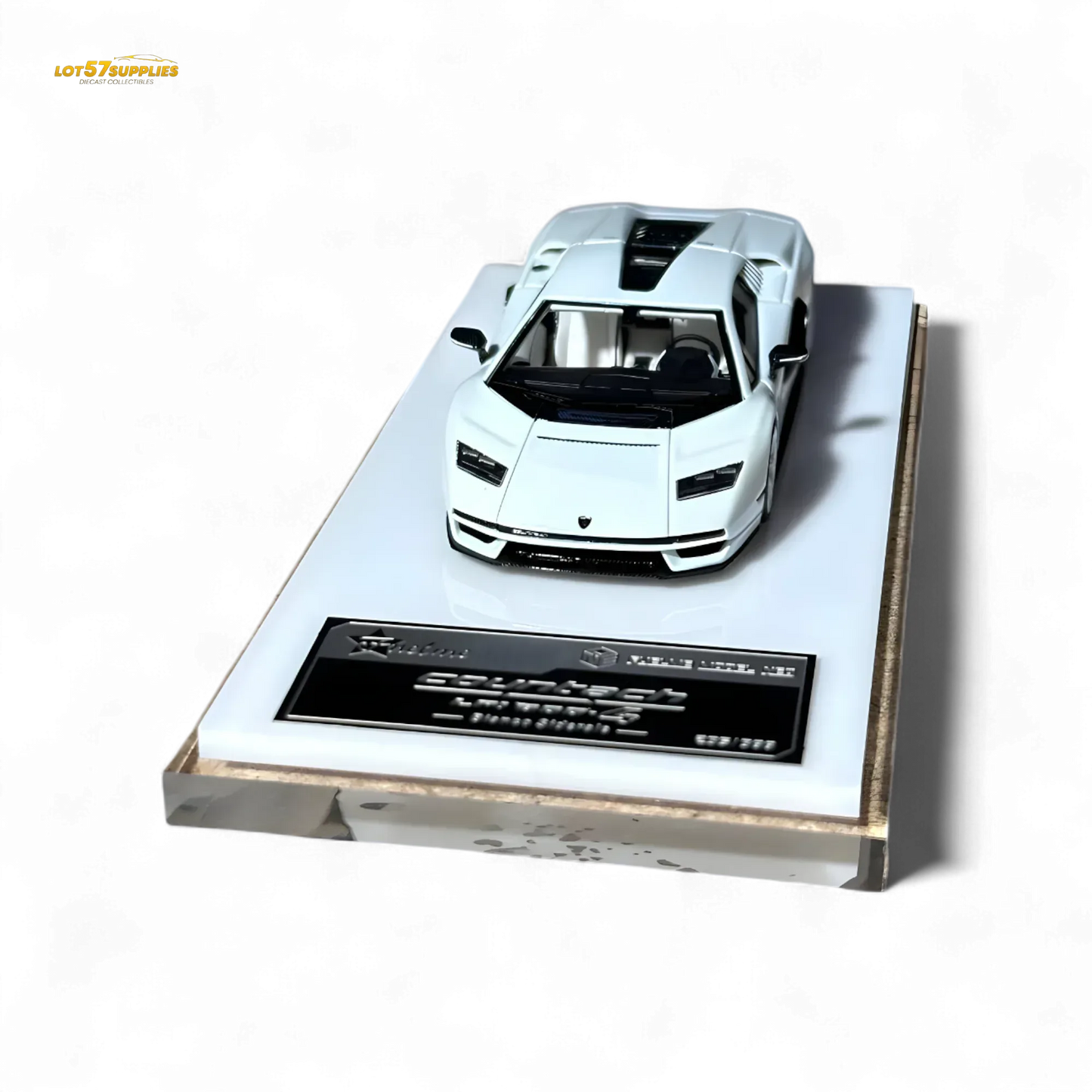 Fuelme Model NEO COUNTACH LPI 800-4 BIANCO SIDERALE 1:64 Resin - ToylandEU