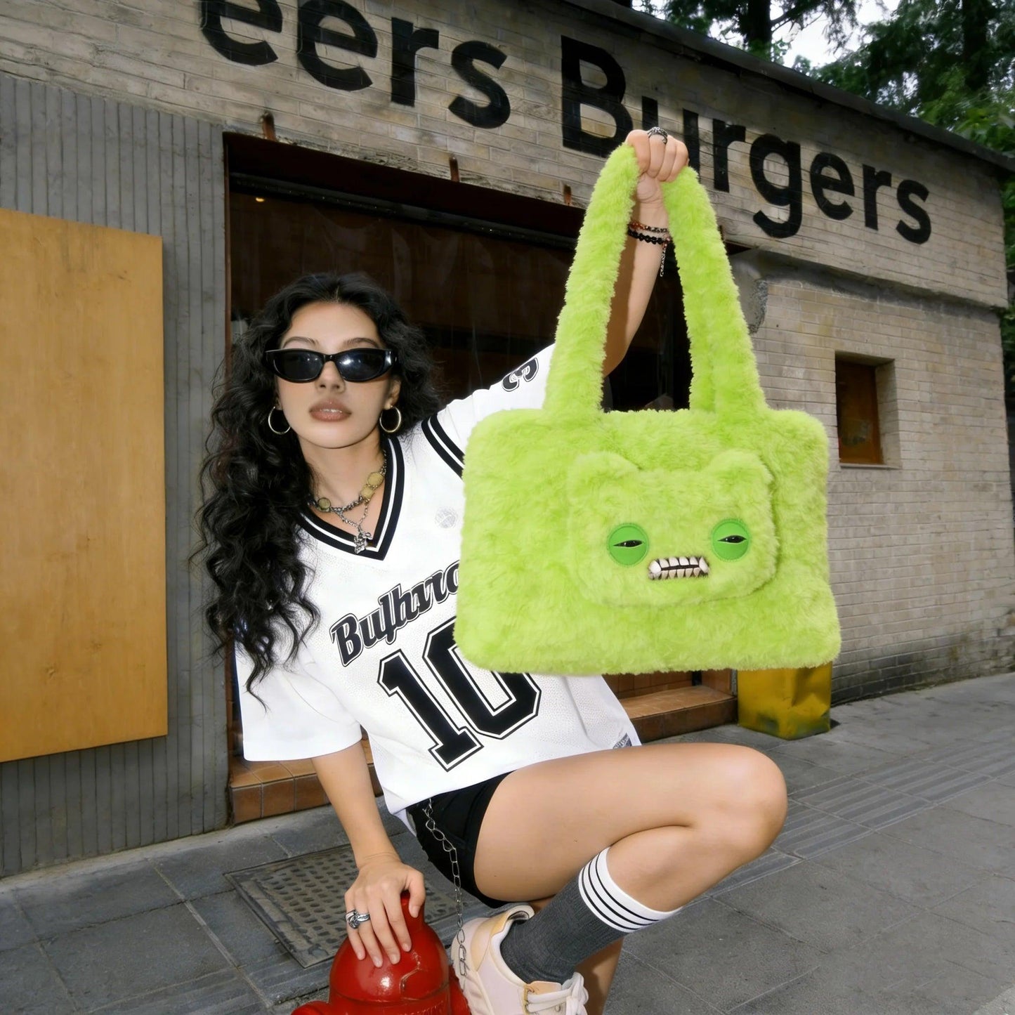 Fuggler Crossbody Bag | Wide Eyed Monster Plush | Toylandeu
