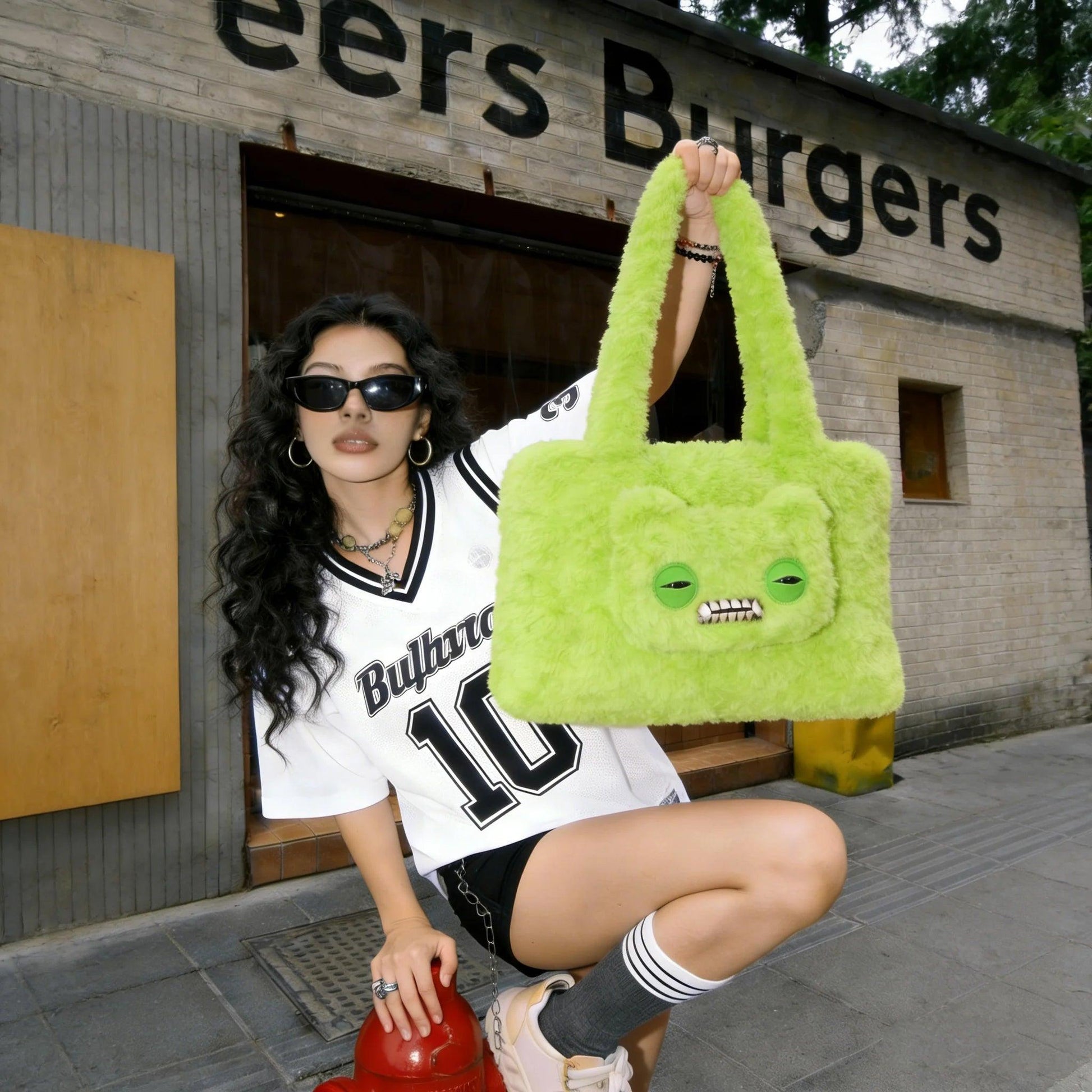 Fuggler Crossbody Bag | Wide Eyed Monster Plush | Toylandeu