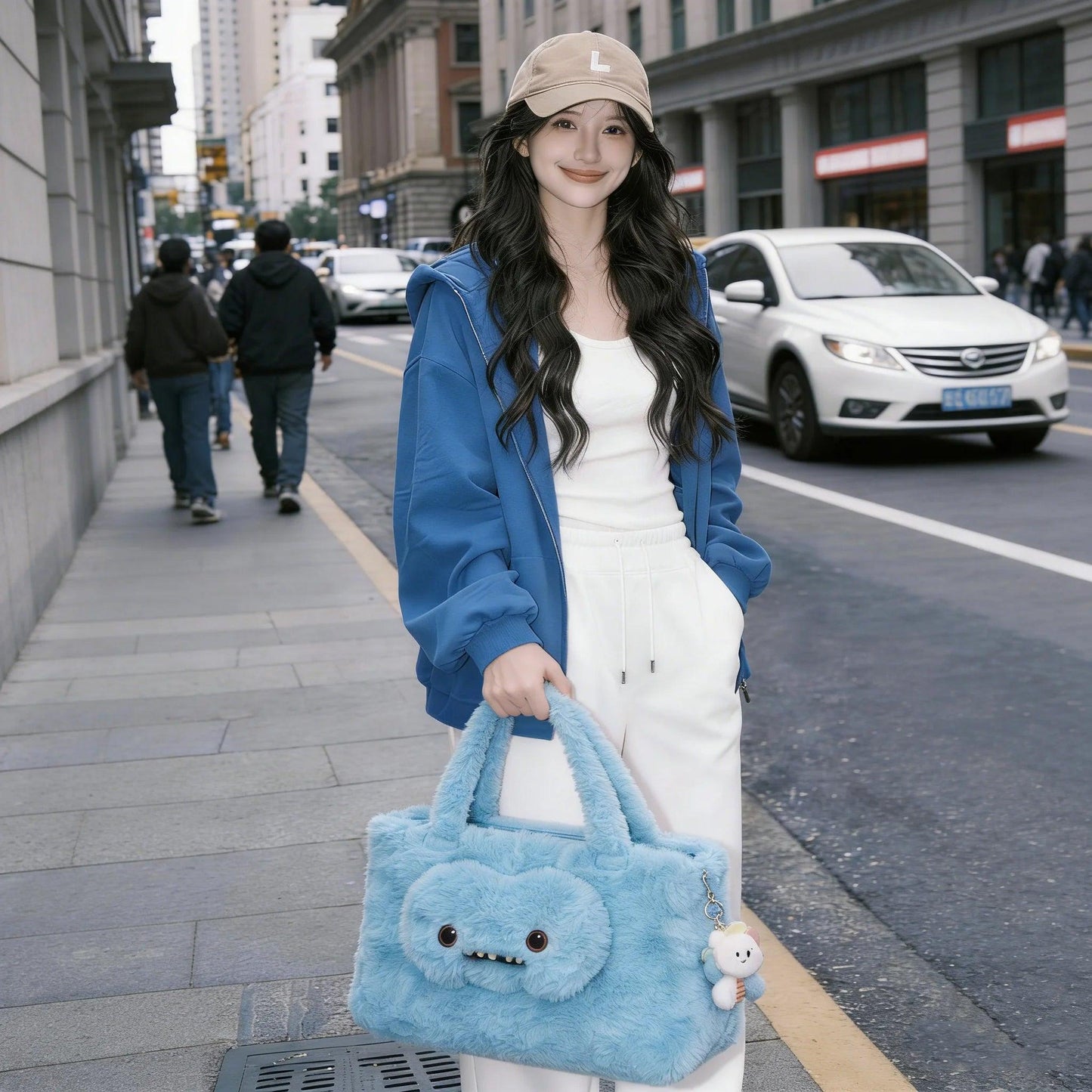 Fuggler Crossbody Bag | Wide Eyed Monster Plush | Toylandeu