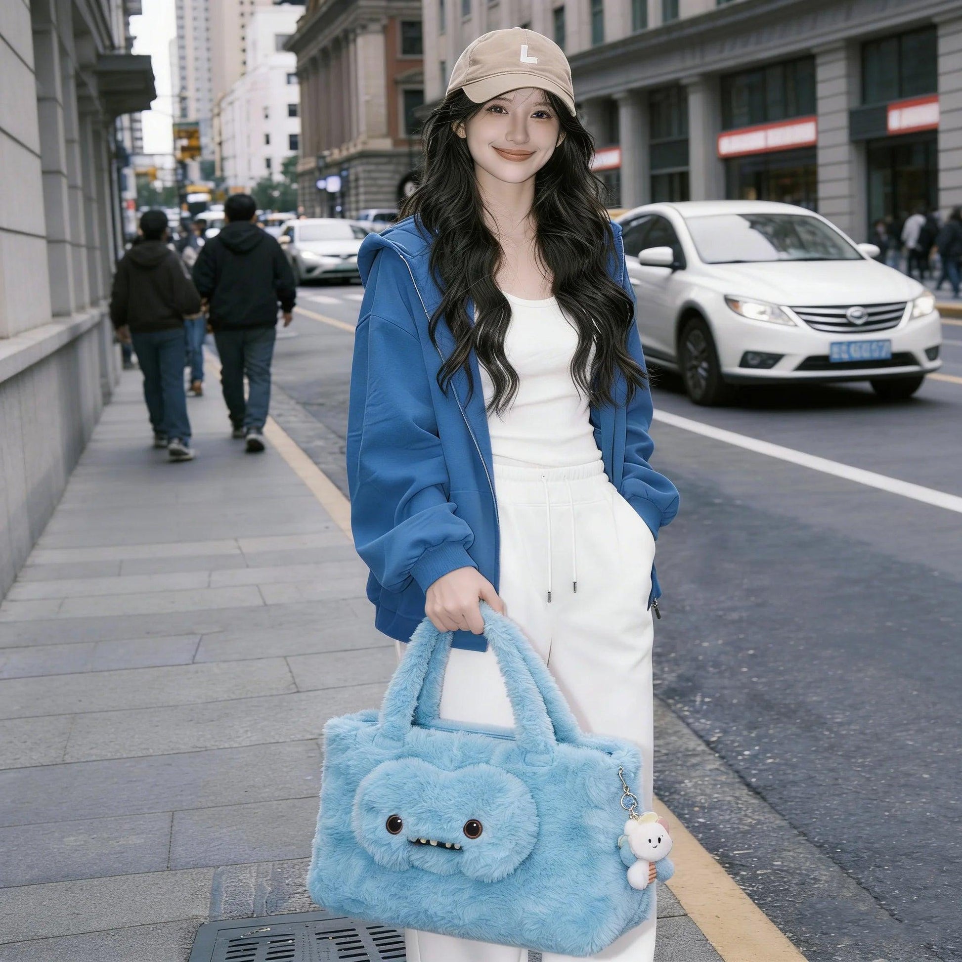 Fuggler Crossbody Bag | Wide Eyed Monster Plush | Toylandeu