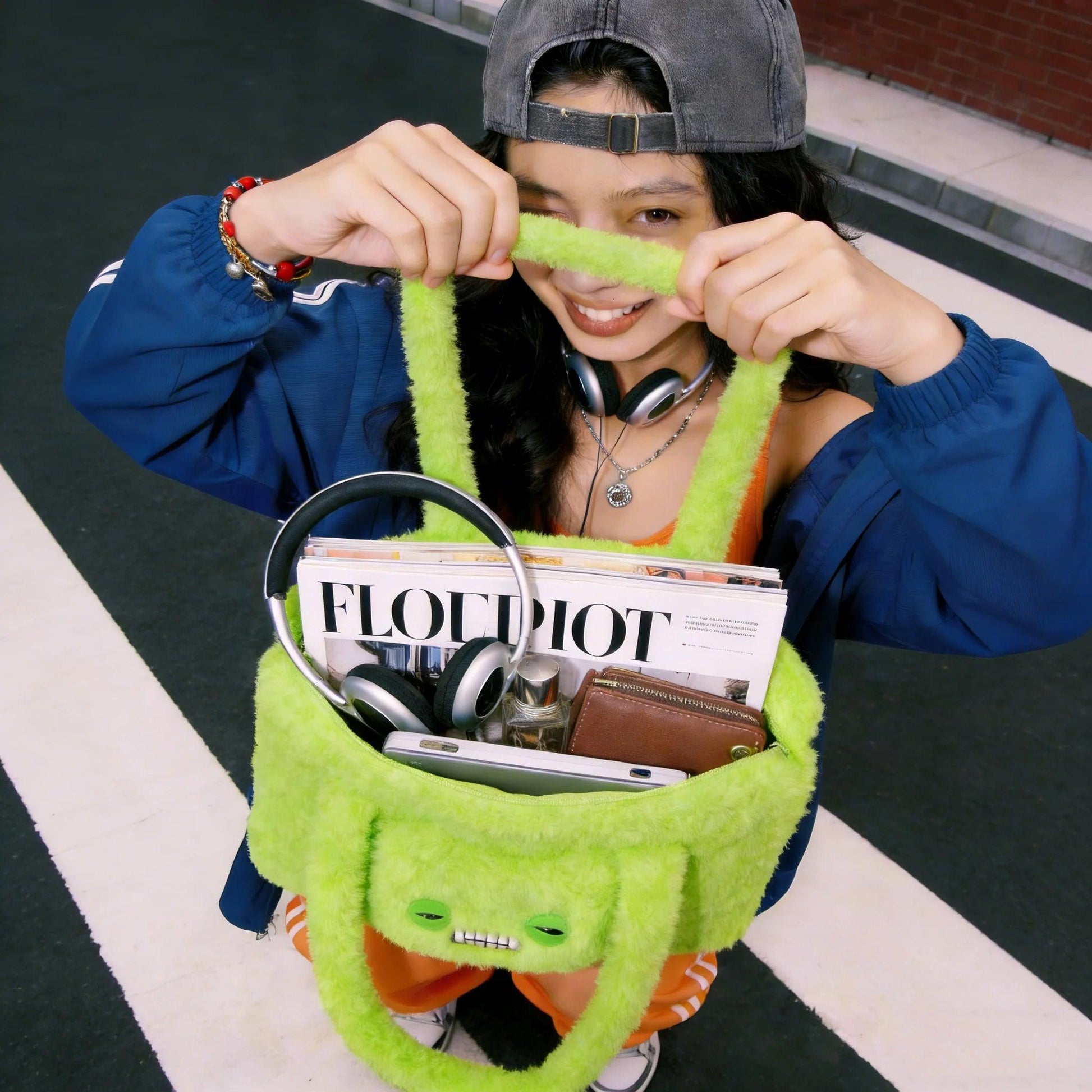 Fuggler Crossbody Bag | Wide Eyed Monster Plush | Toylandeu