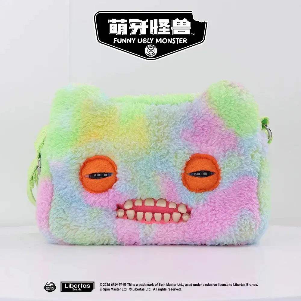 Fuggler Crossbody Plush Bag Tie Dye Ugly Cute Monster - ToylandEU