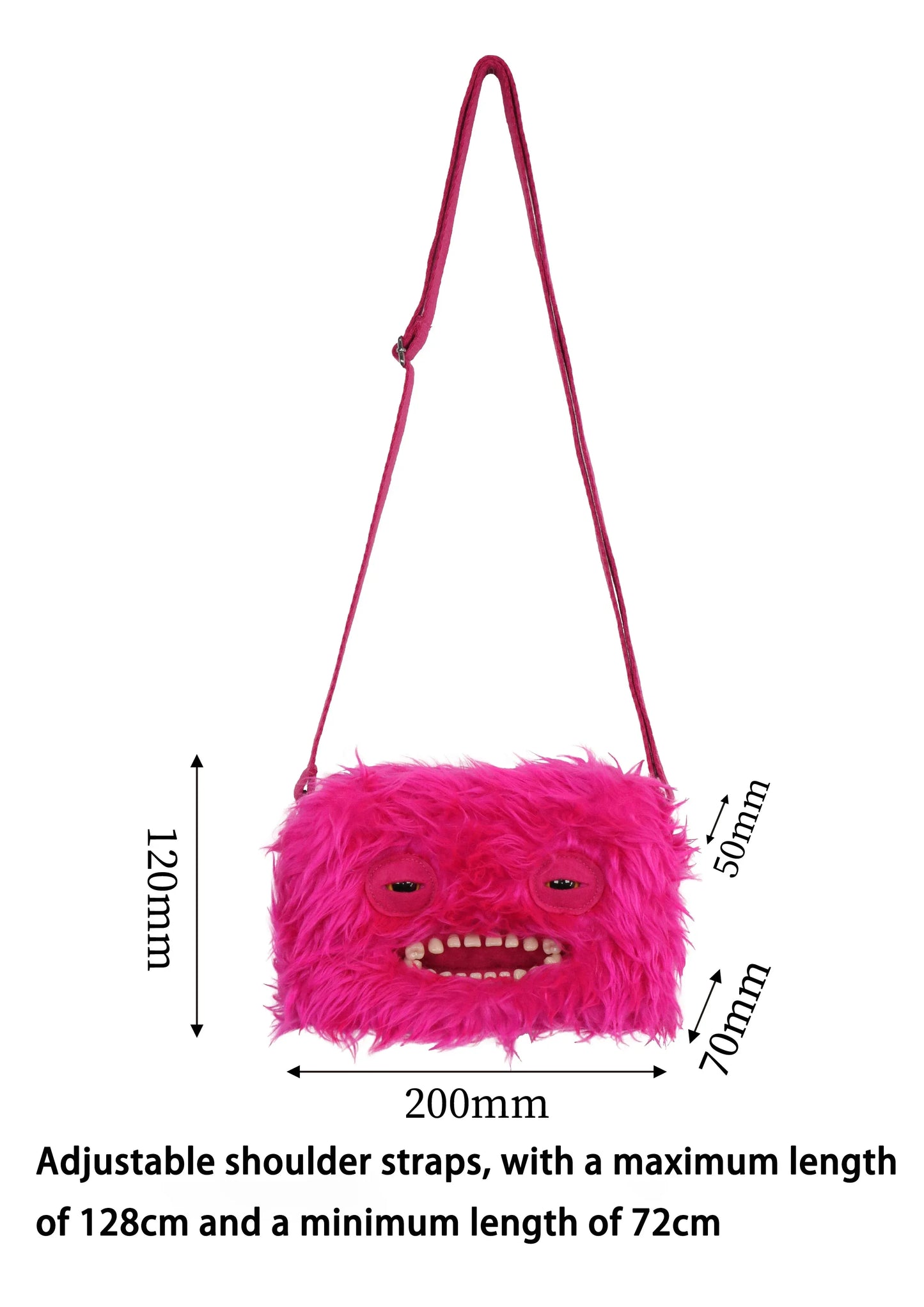 Fuggler Fluffy Crossbody Bag Plush Toy Unique Gift - ToylandEU