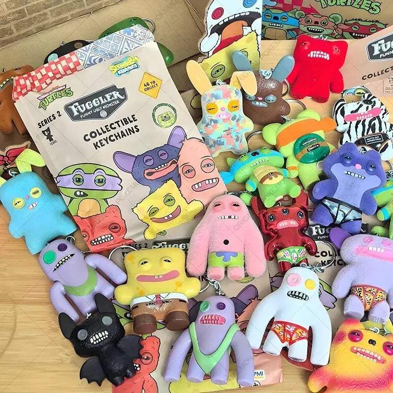 Fuggler Keychain Ugly Teeth Monster Action Figure Collectible - ToylandEU