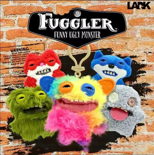  Fuggler Monster Plush Keychain 10cm Soft Gift For Kids -  ToylandEU™