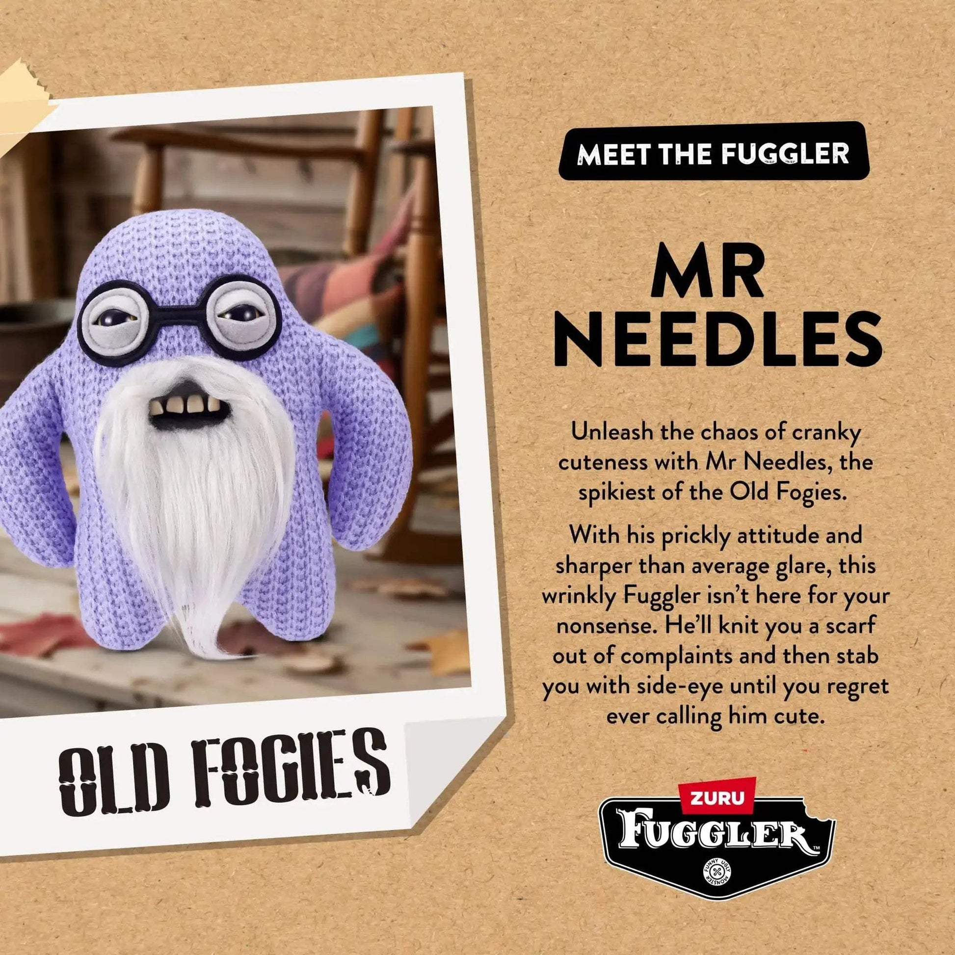  Fuggler Old Fogies Plush Toy Collectible Ugly Monster -  ToylandEU™