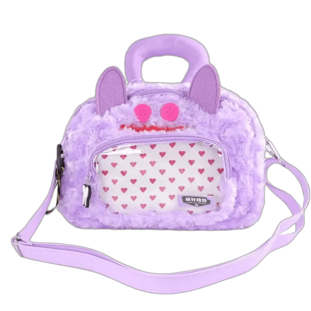 Fuggler Plush Crossbody Bag Cute Ugly Monster With Colorful Teeth - ToylandEU