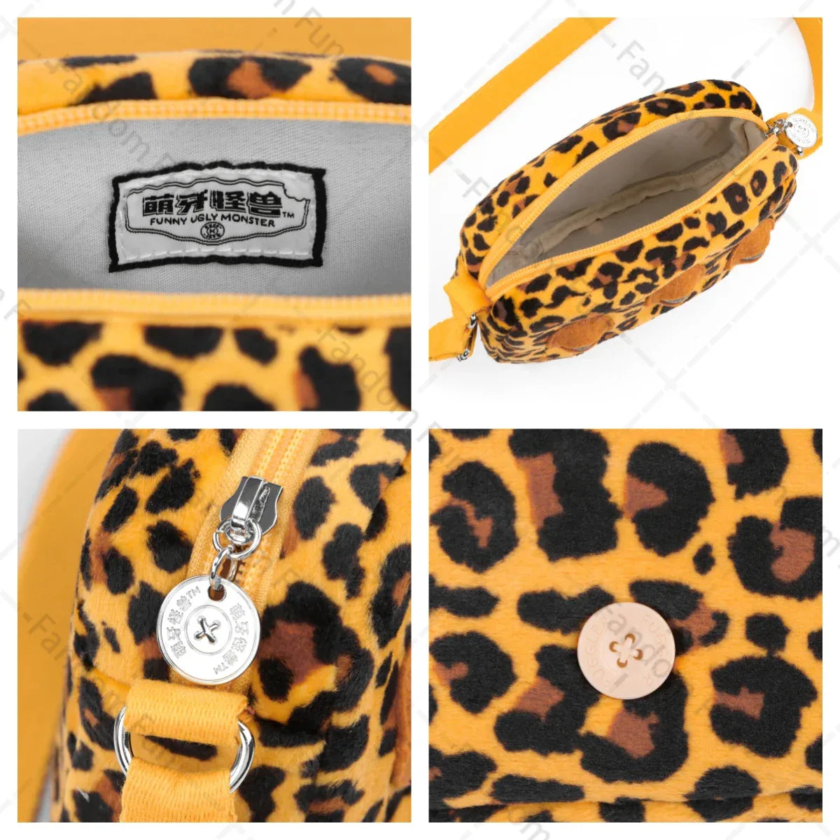 Fuggler Plush Crossbody Bag Monster Tote Wide Eyed - ToylandEU