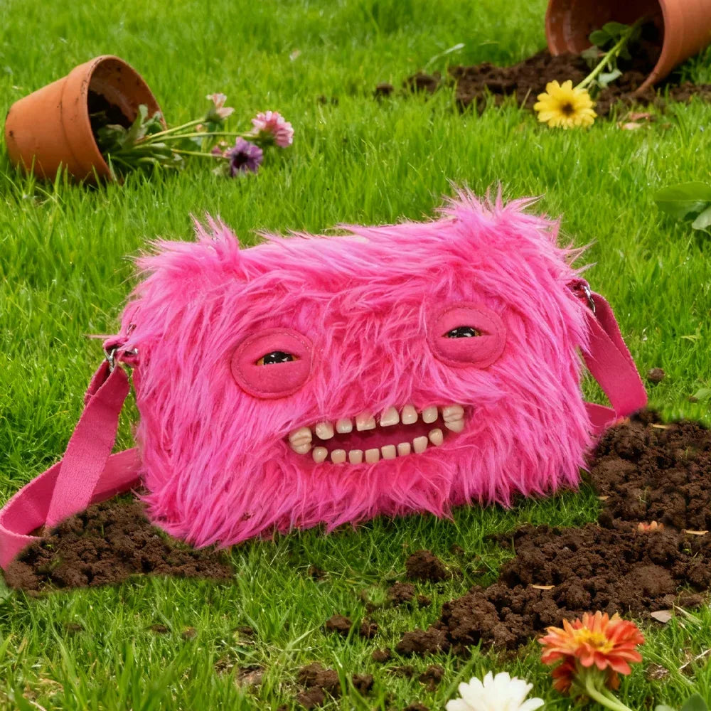 Fuggler Plush Crossbody Bag Ugly Tooth Monster with Chain Strap - ToylandEU