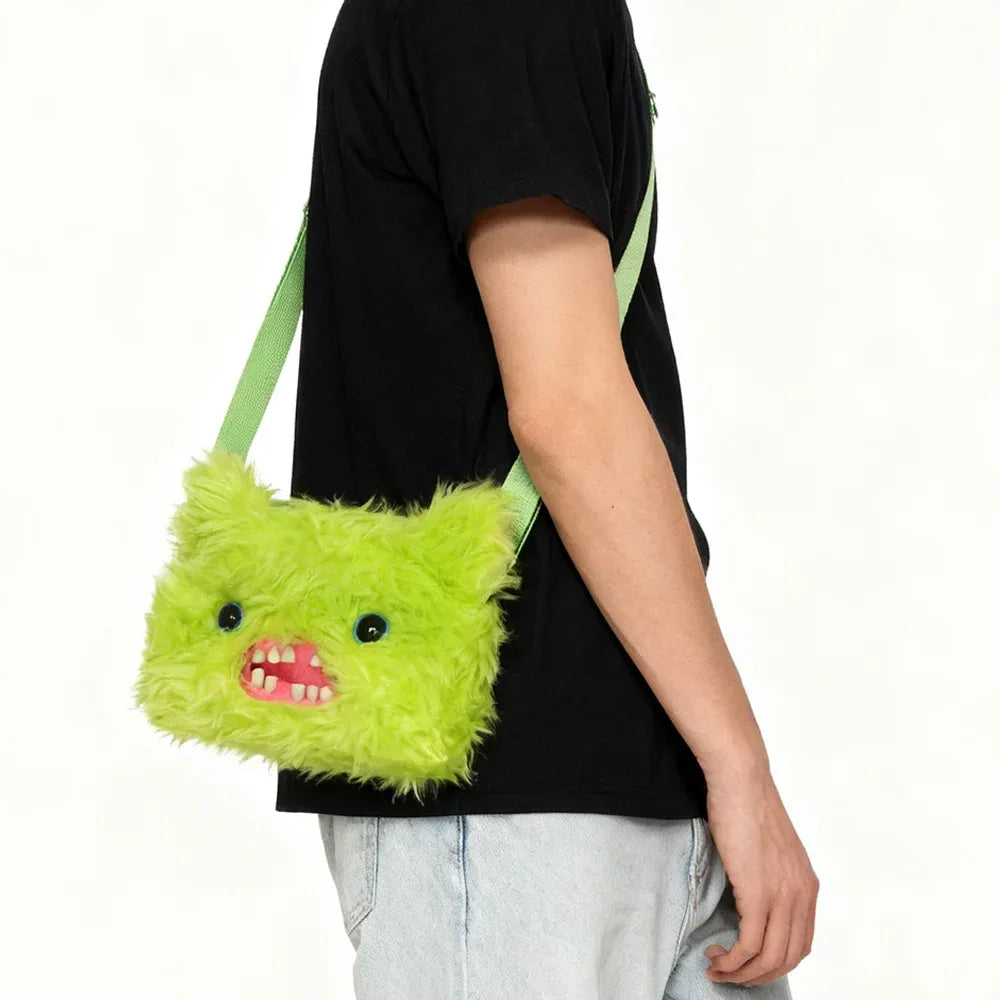 Fuggler Plush Crossbody Bag Ugly Tooth Monster with Chain Strap - ToylandEU