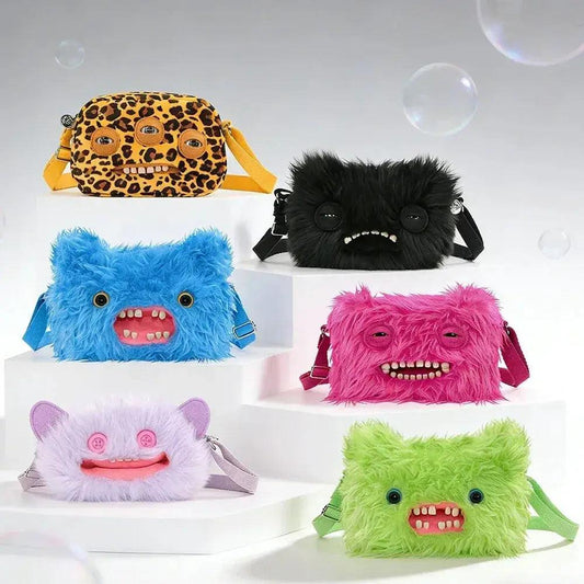  Fuggler Plush Crossbody Bag Wide Eyed Monster Tote -  ToylandEU™