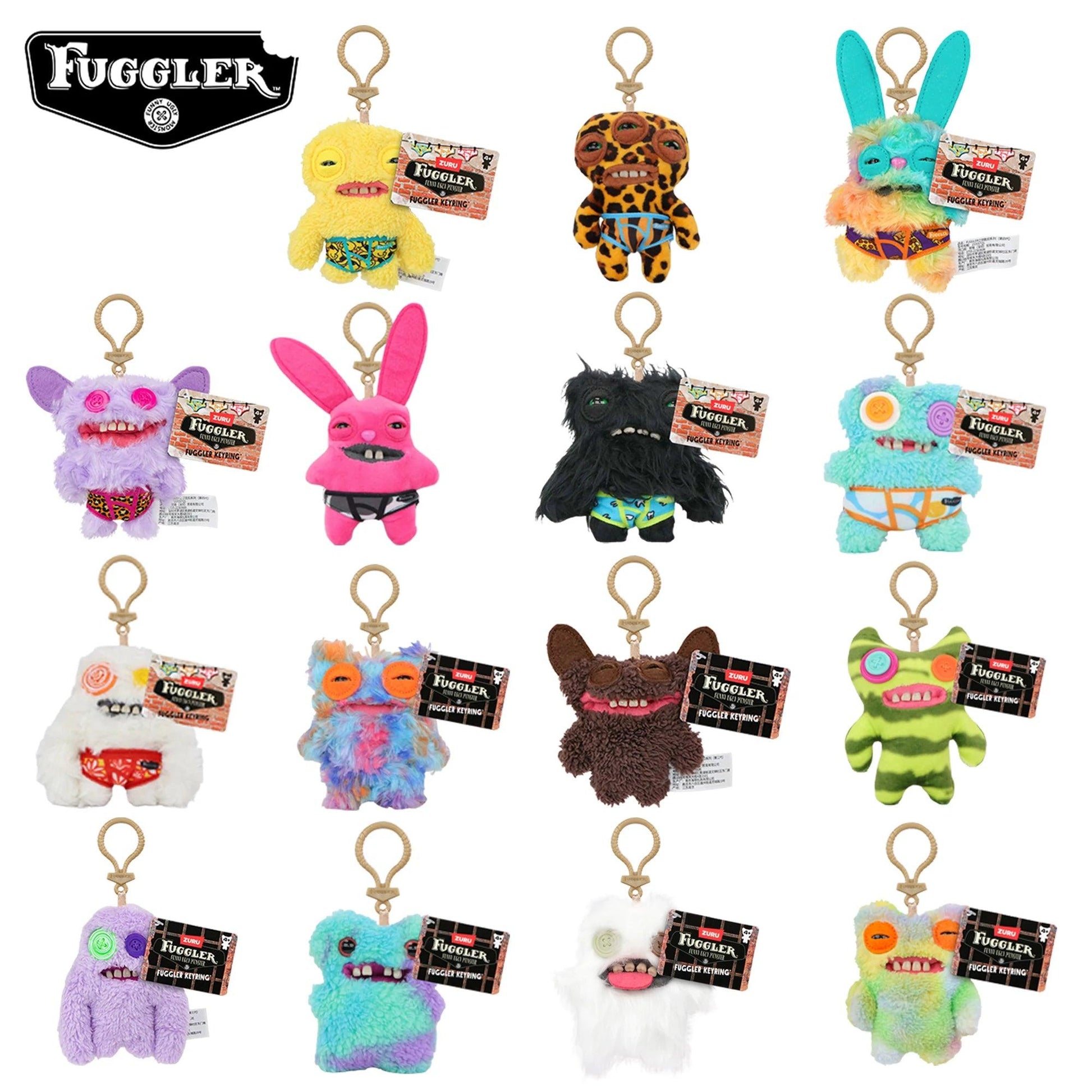 Fuggler Plush Keychain | 11cm Rabbit Style | Toylandeu