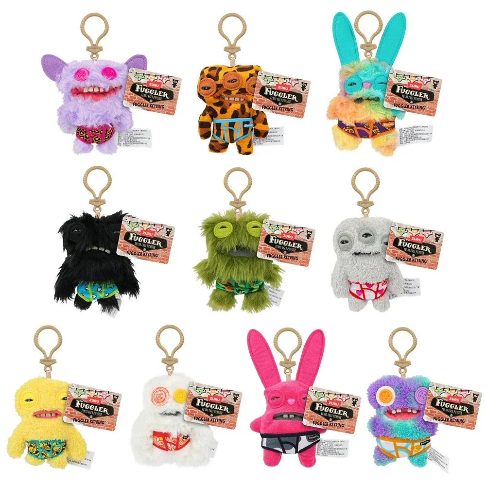 Fuggler Plush Keychain Monster Funny Ugly Cute Rabbit Toy - ToylandEU