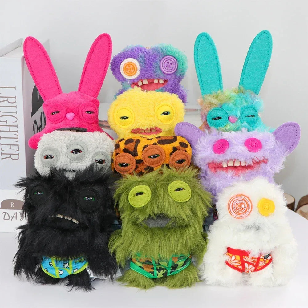 Fuggler Plush Keychain Monster Funny Ugly Cute Rabbit Toy - ToylandEU
