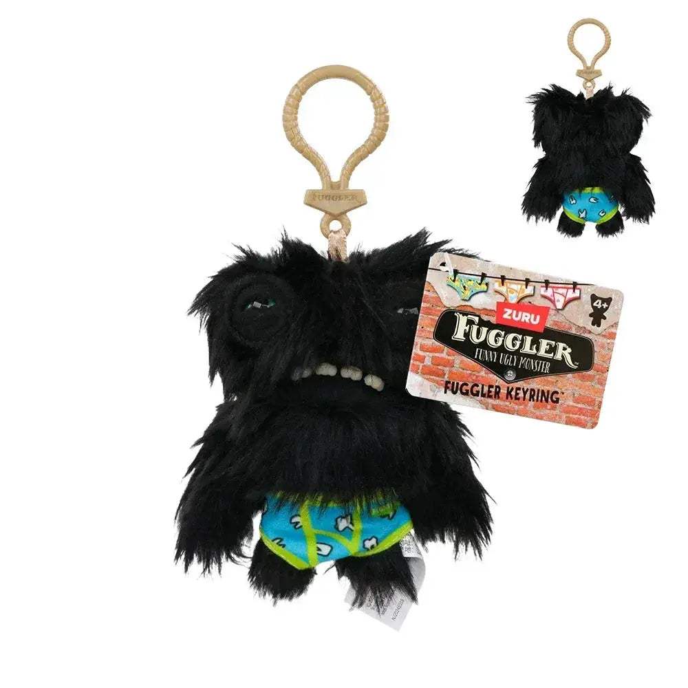 Fuggler Plush Keychain Ugly Grin Monster Cute Backpack Accessory - ToylandEU