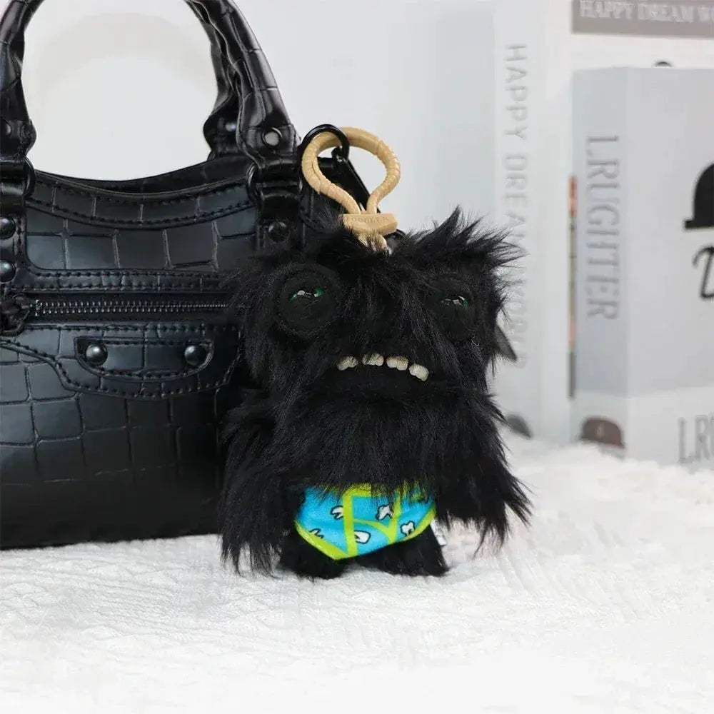 Fuggler Plush Keychain Ugly Grin Monster Cute Backpack Accessory - ToylandEU