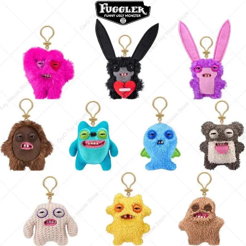 Fuggler Plush Keychain Ugly Teeth Monster Collectible Toy - ToylandEU