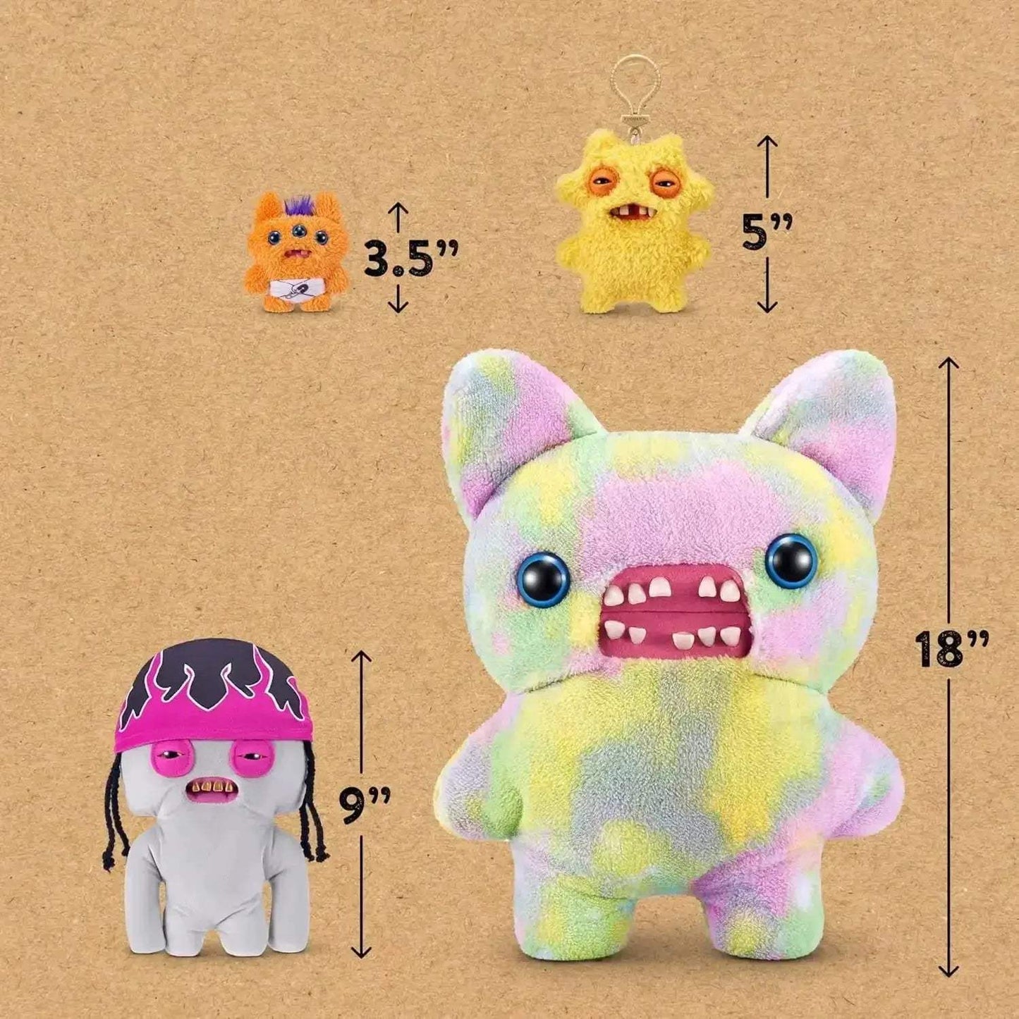 Fuggler Plush Toy Funny Ugly Teeth Monster 9 Inch Collectible - ToylandEU