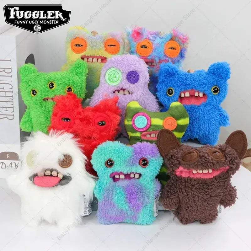 Fuggler Plush Toy Ugly Teeth Monster Cute Wide Eyed Gift - ToylandEU