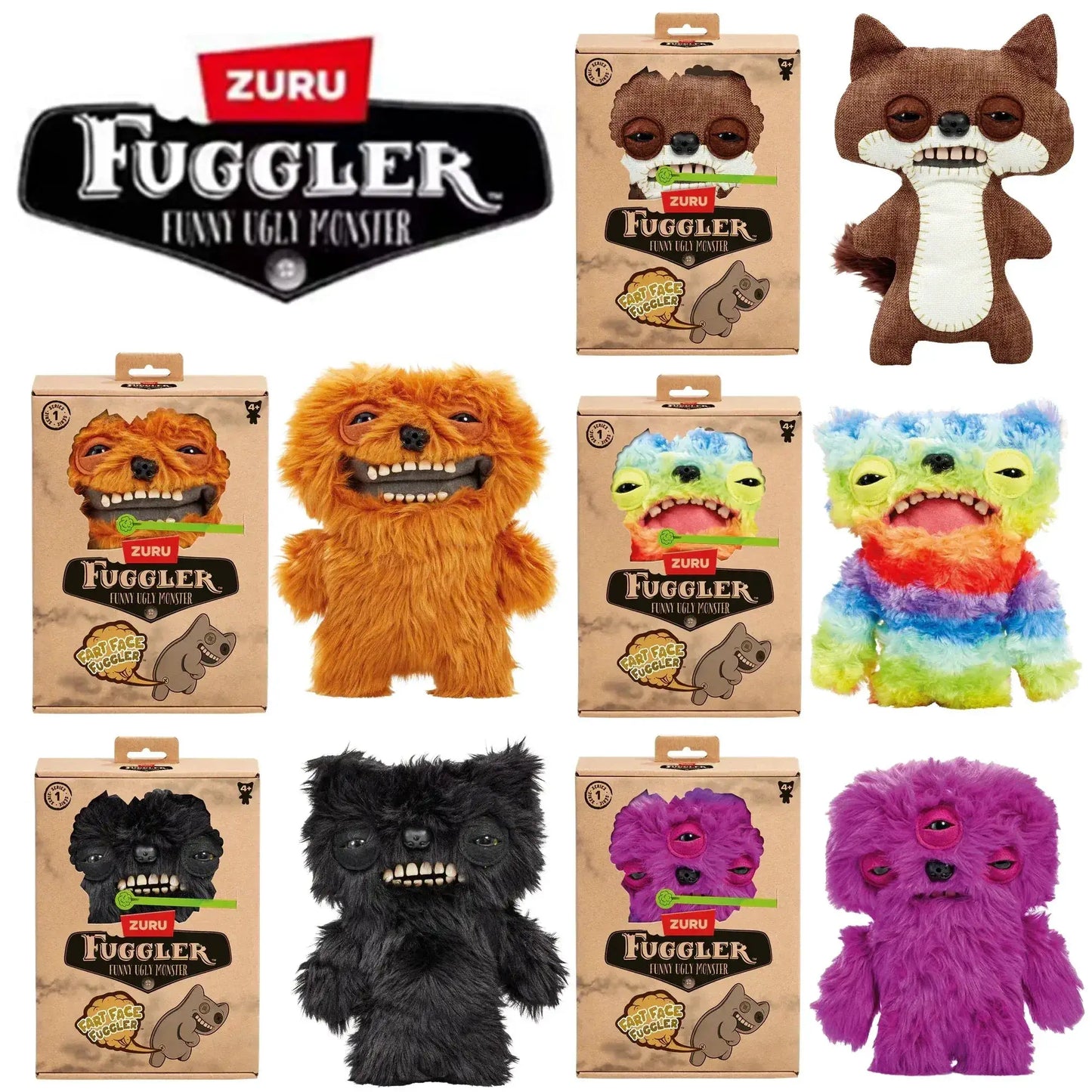Fuggler Plush Ugly Monster Doll Soft And Huggable Toy - ToylandEU