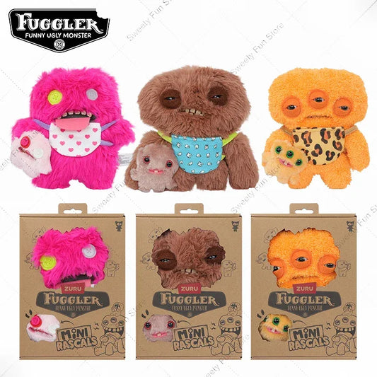 Fuggler Plush Ugly Monster Squidge Toy Mini Rascals Collectible - ToylandEU