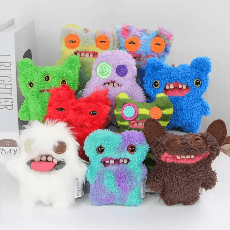 Fuggler Tooth Monster Plush Keychain Cute Wide Eyed Doll - ToylandEU