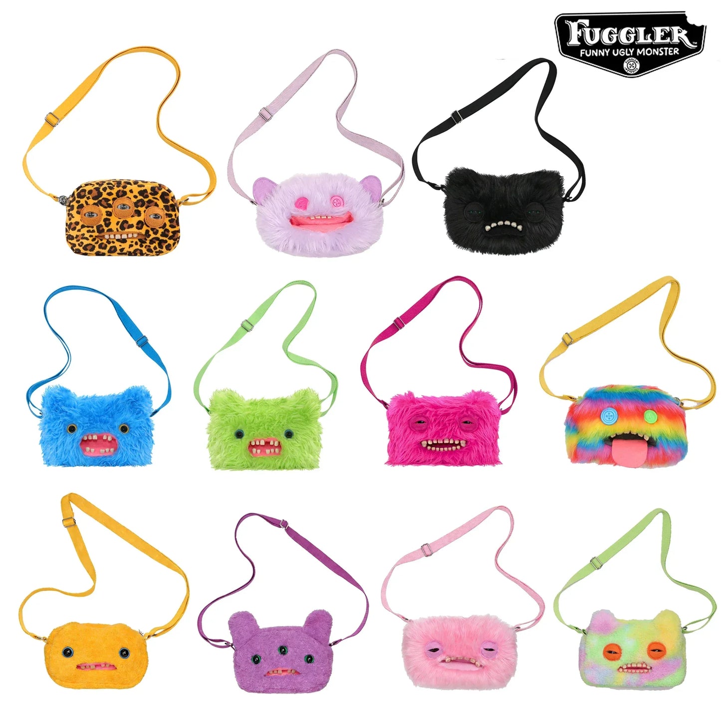 Fuggler Ugly Monster Plush Crossbody Bag With Chain Strap - ToylandEU