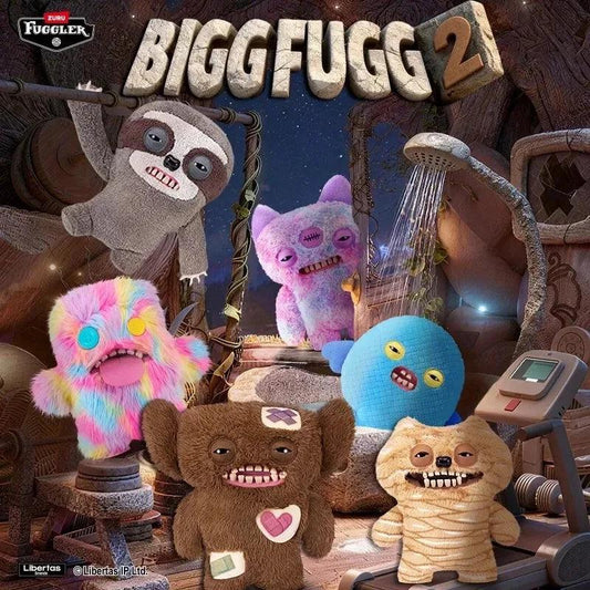  Fugglers Giant Sloth Plush Toy Collectible Ugly Doll 