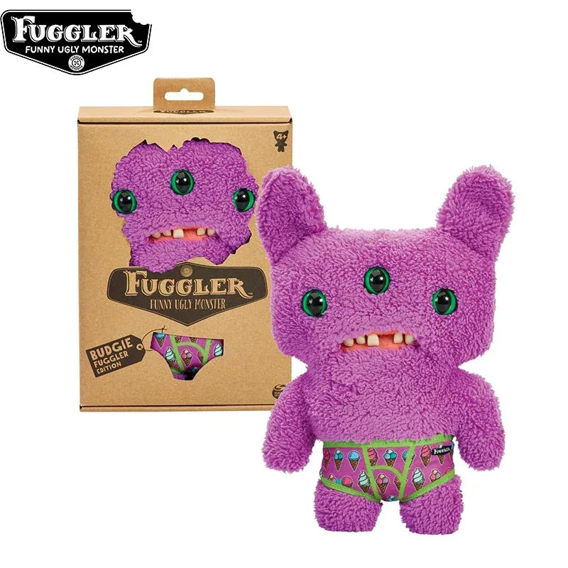 Fugglers Plush Toys Cute Annoyed Alien Mr Buttons Monster Collectible - ToylandEU