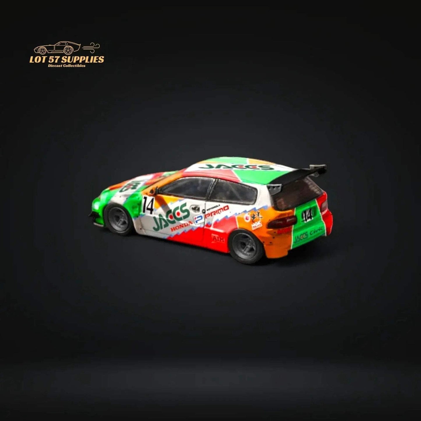 Fuji Honda Civic EG6 5th Gen MK5 Rocket Bunny JACCS #14 Livery 1:64 - ToylandEU