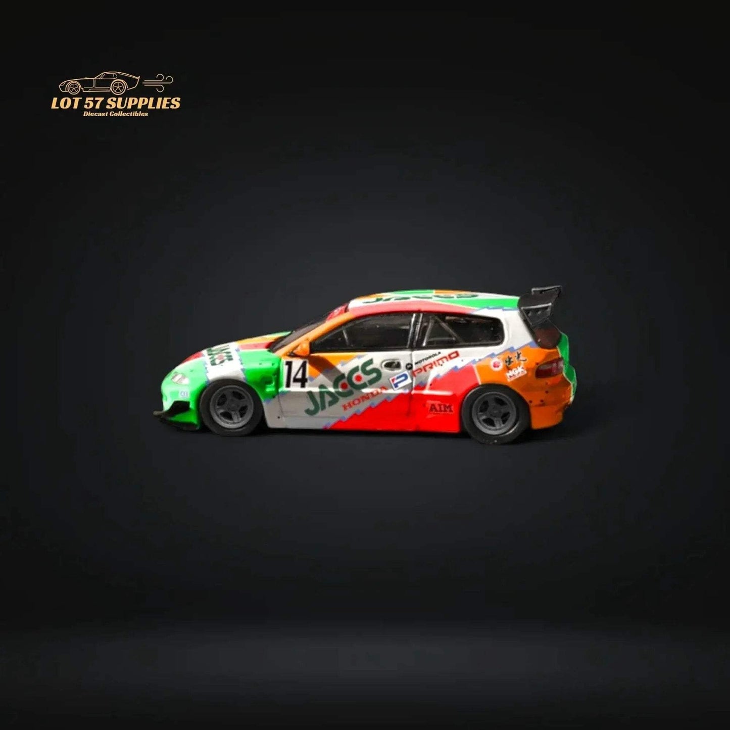 Fuji Honda Civic EG6 5th Gen MK5 Rocket Bunny JACCS #14 Livery 1:64 - ToylandEU