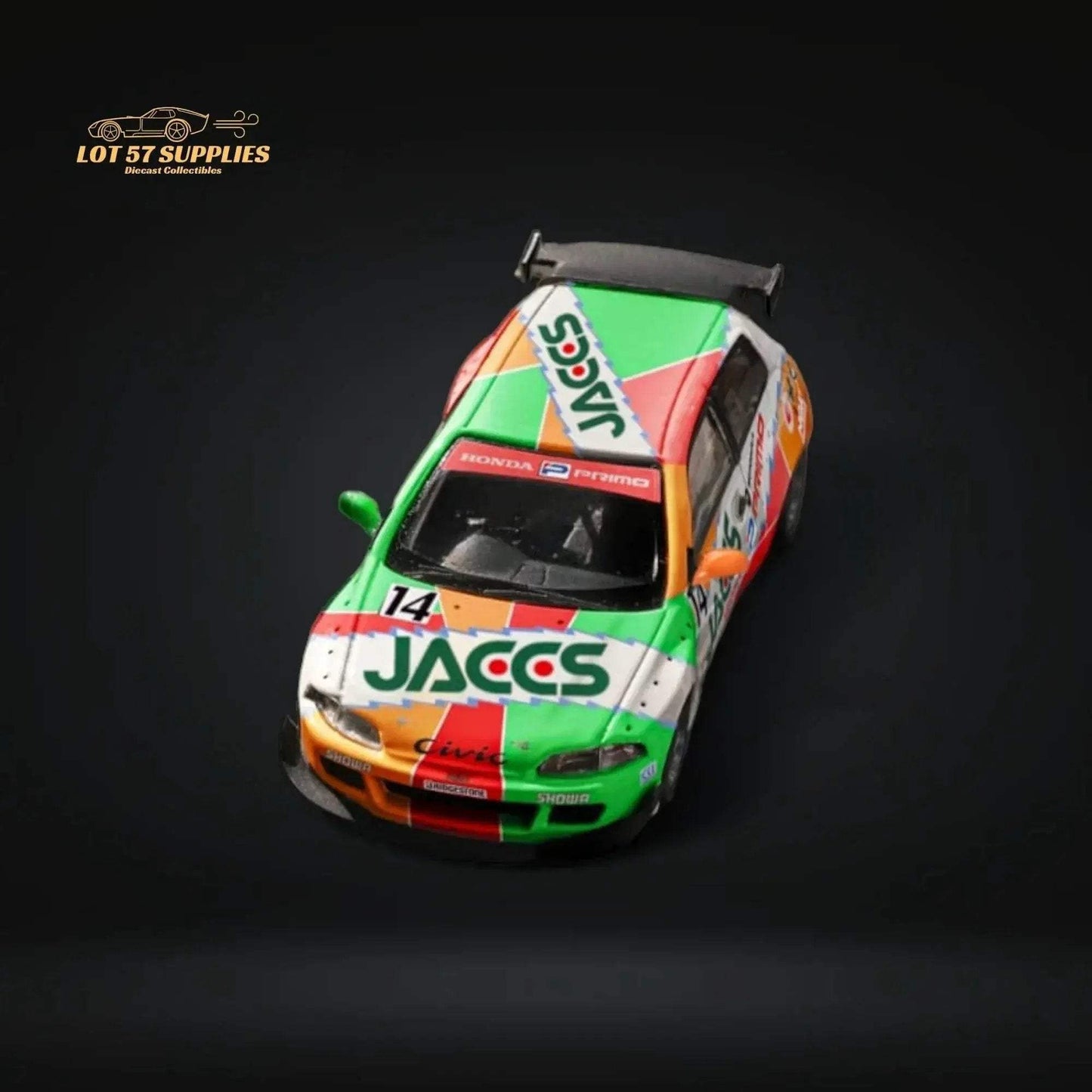 Fuji Honda Civic EG6 5th Gen MK5 Rocket Bunny JACCS #14 Livery 1:64 - ToylandEU