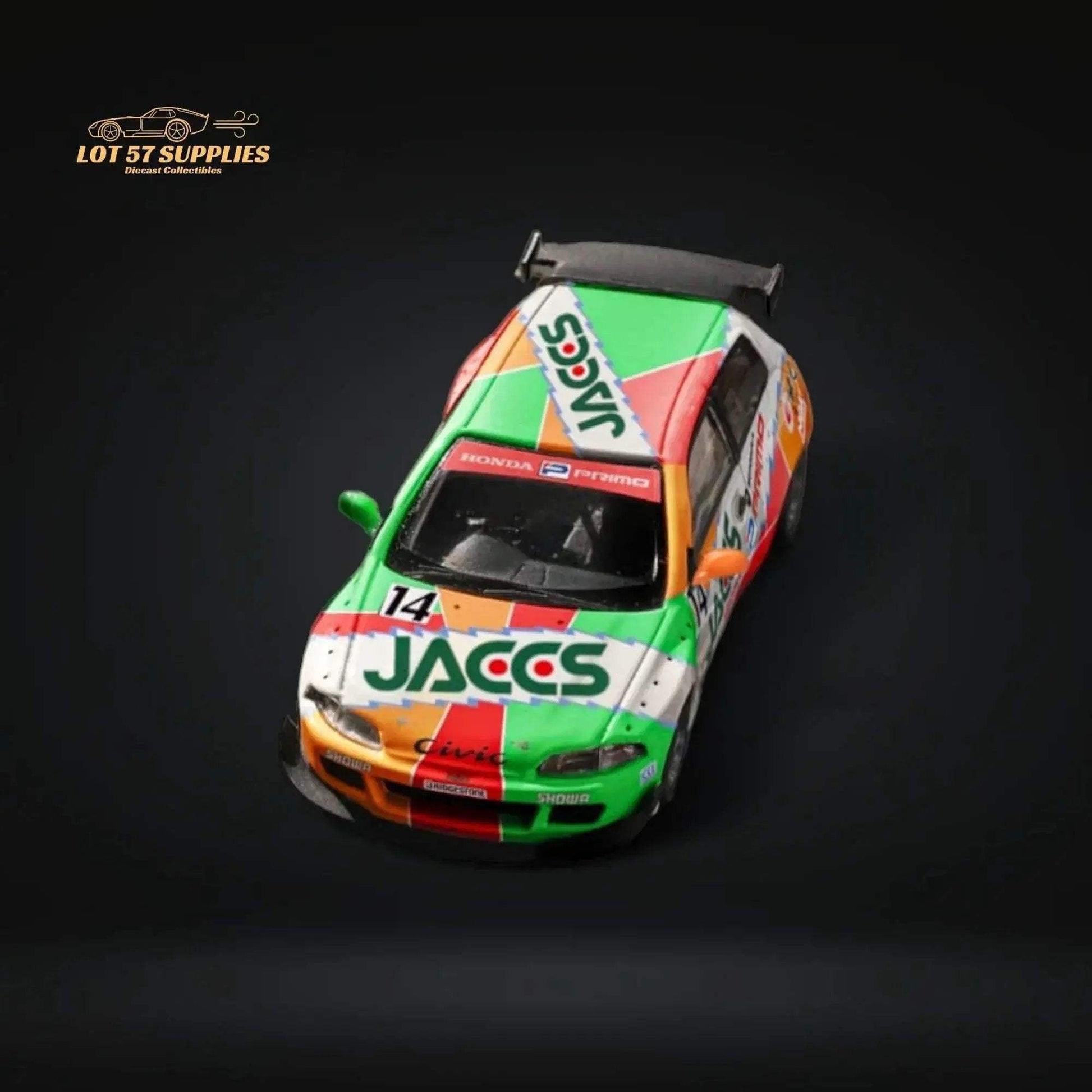 Fuji Honda Civic EG6 5th Gen MK5 Rocket Bunny JACCS #14 Livery 1:64 - ToylandEU
