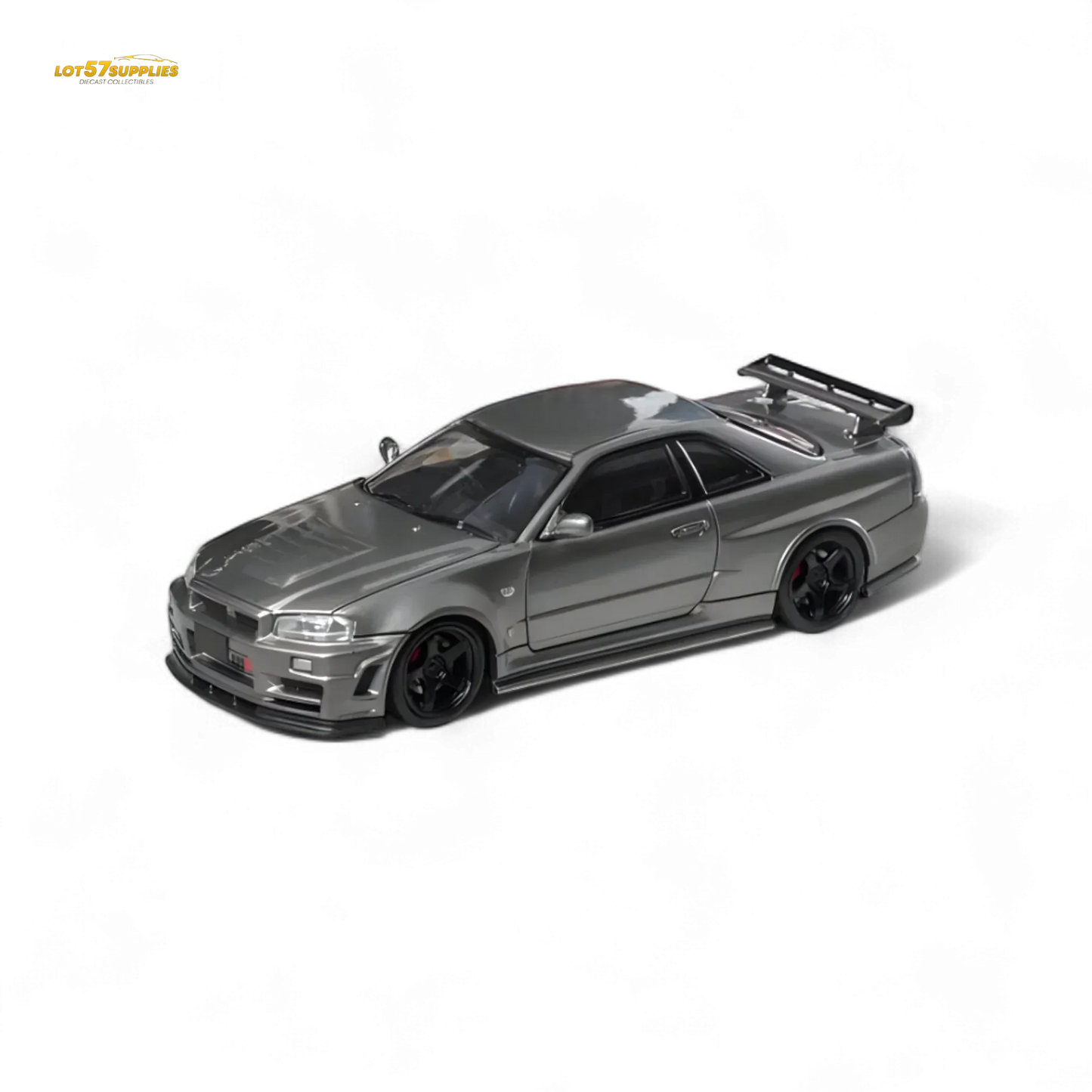 Fuji Skyline R34 GT-R Nismo Z-Tune Gun Grey 1:64 - ToylandEU