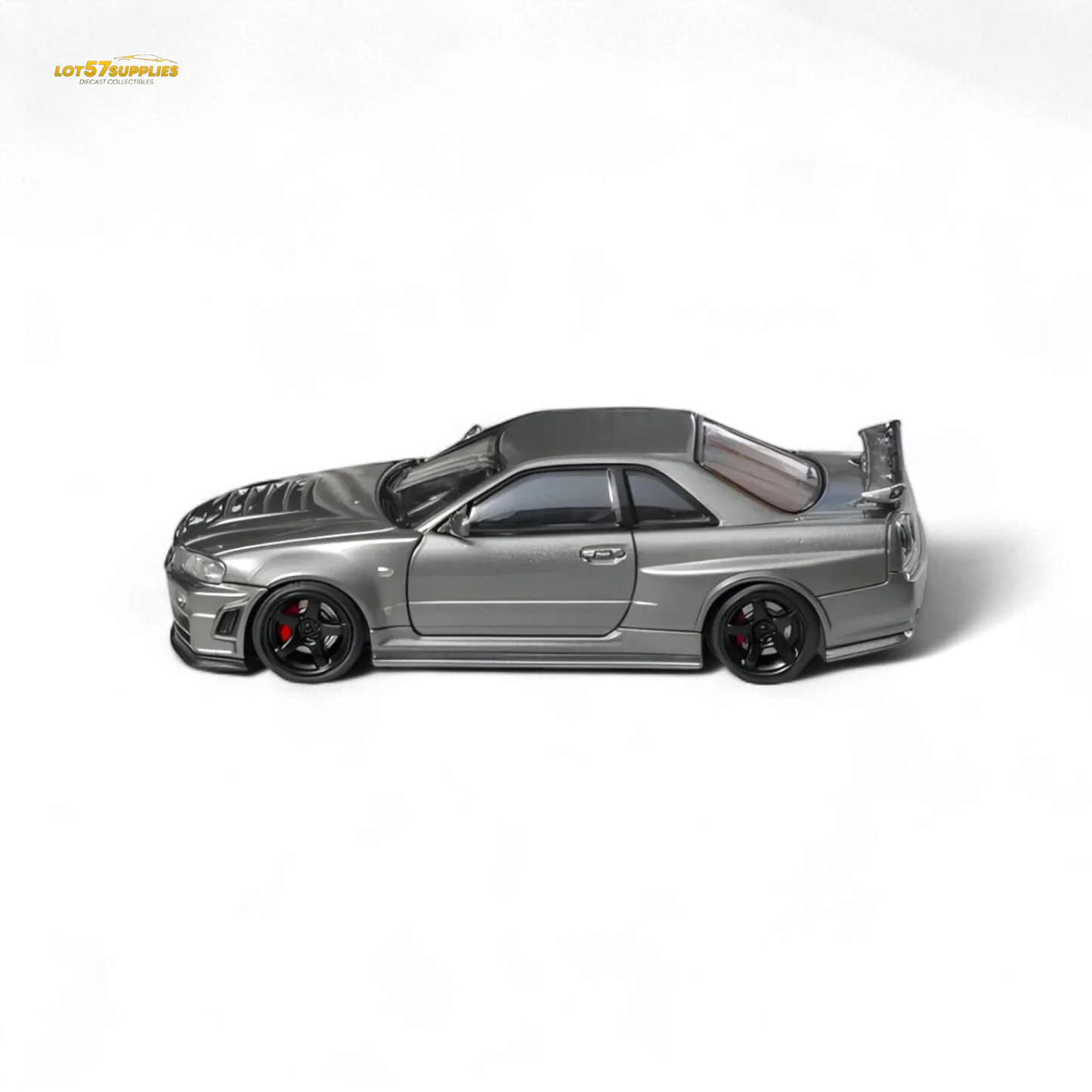 Fuji Skyline R34 GT-R Nismo Z-Tune Gun Grey 1:64 - ToylandEU