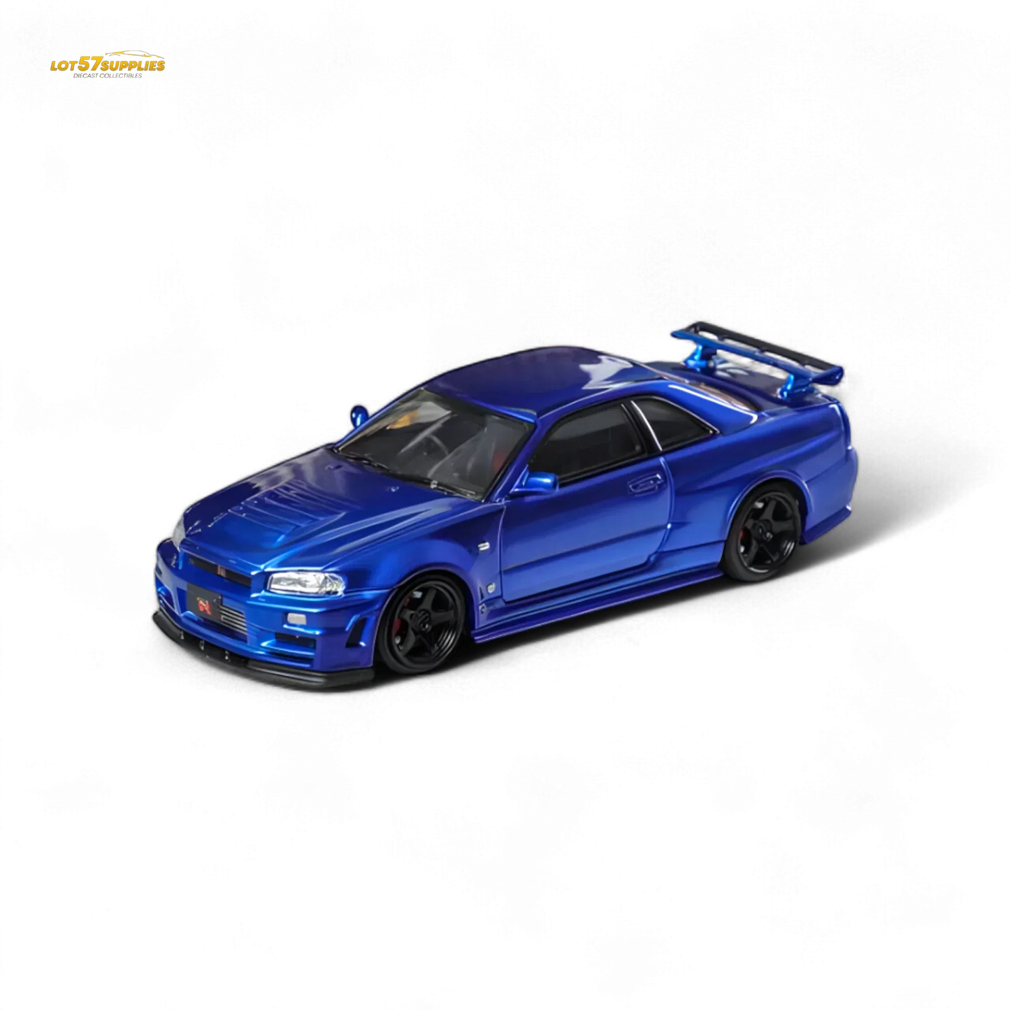 Fuji Skyline R34 GT-R Nismo Z-Tune Premium Diecast Bayside Blue - ToylandEU