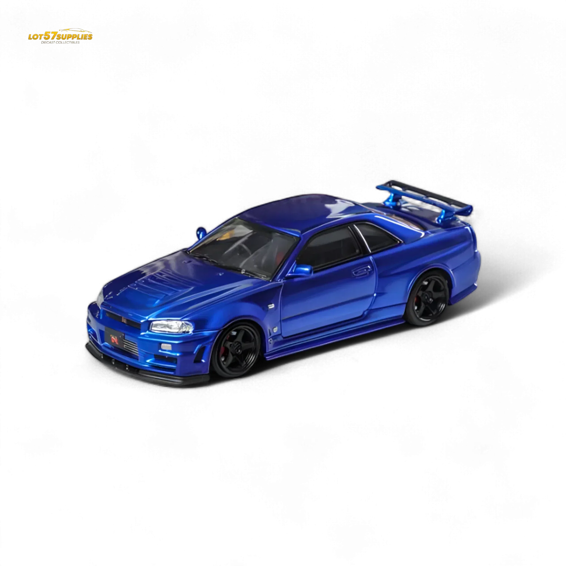Fuji Skyline R34 GT-R Nismo Z-Tune Premium Diecast Bayside Blue - ToylandEU