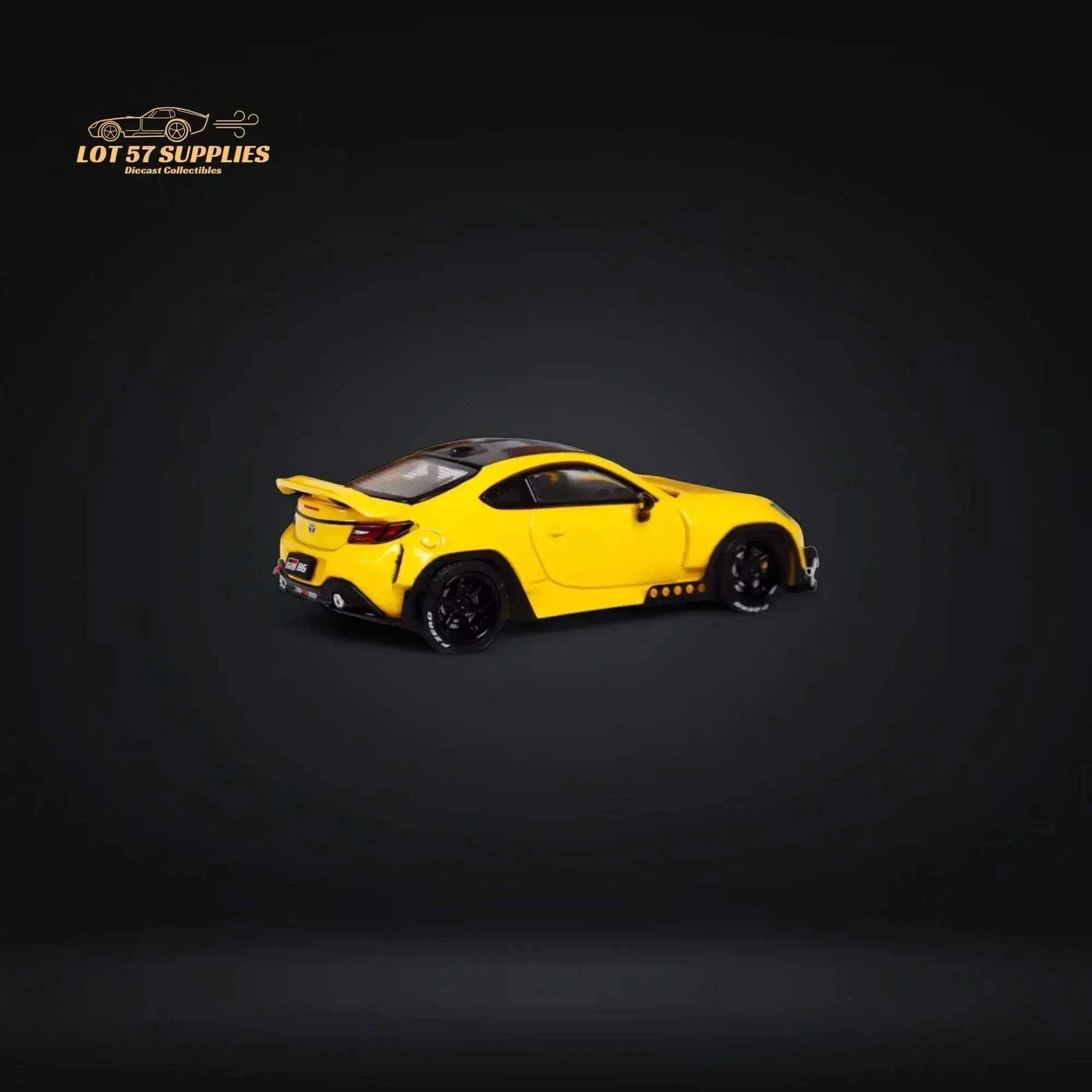 Fuji Toyota GR86 Pandem 2nd Gen in Yellow 1:64 - ToylandEU