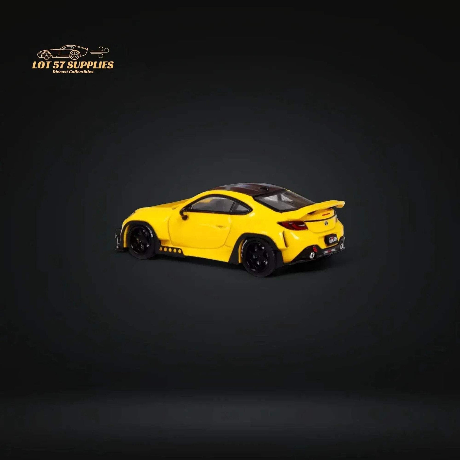 Fuji Toyota GR86 Pandem 2nd Gen in Yellow 1:64 - ToylandEU