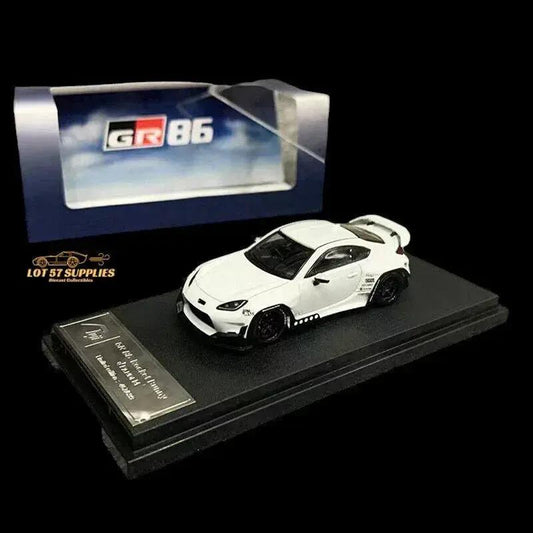  Fuji Toyota GR86 Rocket Bunny Pandem White 1:64 -  ToylandEU™